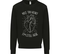 Heart Attack Recovery Survivor Uomo Sweatshirt Jumper