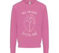 Heart Attack Recovery Survivor Uomo Sweatshirt Jumper