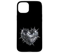 Heart Baby Edgy Aesthetic Grunge Emo Goth Punk Alt 2000s Custodia per iPhone 15 Plus