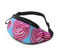 Heart Candy colorato casual unisex con tasche regolabili con cerniera cintura borse sportive borsa da corsa tenersi in forma con l'esercizio jogging, escursionismo all'aperto allen