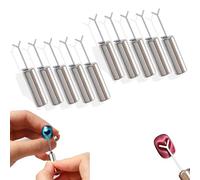 Heart Cat Eye Magnet for Nails, HeartMagnet forNails, Heart Magnet for CatEye Gel Polish, DIY Nail MagnetCat Eye Tool with Y-Shaped (10pcs)