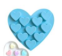 Heart Chocolate,Heart 10 Grids Cake | Cute Dessert, Soft Candy Mold for Jelly, Pudding, Candies, Ice