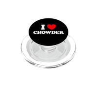 Heart Chowders - Ventaglio divertente per zuppe di mais e pesce PopSockets PopGrip per MagSafe