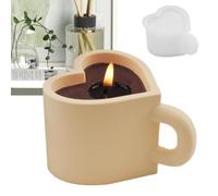 Heart Cup Candle Mold DIY Handmade Candy Resin Mold Easy Release