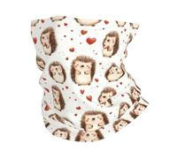 Heart Cute Hedgehog Versatili Cerchietto per Capelli Durevole Sciarpa al Collo Ghetta per Outdoor Arrampicata Motocicletta