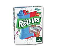 HEART FOR CARDS Fruit Roll Ups Variety - Blue Razzberry - Strawberry Blast - Tropical Tie Dye