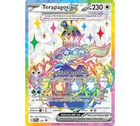 HEART FOR CARDS Pokémo Carta promozionale originale Teraago ex SVP 165 Eglih Carta promozionale originale Tera Effetto: Bech Protectio Freh Booter Per Deck o Collectio Protectio