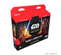 HEART FOR CARDS Star Wars TCG: Unlimited Spark of Rebellion per set iniziale per 2 giocatori INGLESE + protezione Heartforcards®