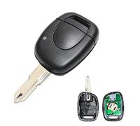 Heart Horse 1 pulsanti Telecomandi per Auto, Guscio Chiave Telecomando per Re-nault Clio 2 Twingo Master Kango con NE73 Lama (433 Mhz PCF7946 Chip)
