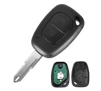 Heart Horse Ricambio Chiave Telecomando Guscio 2 Tasti per Ren ault Master Trafic Clio Twingo Megane Laguna Espace Kangoo Safrane Modus Opel Vivaro Movano con ID46/PCF7946 Chip y NE73 Lama