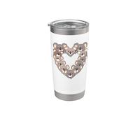Heart Koala Bear Koalas Bicchiere termico in acciaio inox doppia parete
