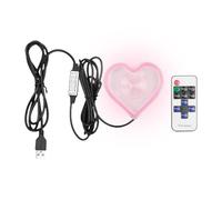 Heart Light, Heart-Shaped Ambient Lights, Neon Automotive Interior Decoration with Soft Glow, Home, Truck Dashboard, Holiday, Date Night, Proposals, Entryway, Trunk, Multicolor