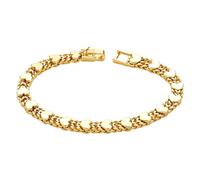 Heart Link Bracelet | Stylish Copper Bangle, Wedding Party Wrist Jewelry | 19cm/7.48 Inches Simple Chain Bracelets For Women Girlfriends Wives Sisters Mothers