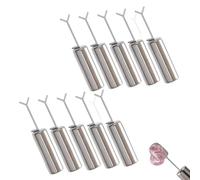 Heart Magnet for Cat Eye Gel Polish, Magnetic Nail Art Tool for Stunning Cat Eye Effect, DIY Manicure Kit with Y-Shaped Guide Sticks, Magnet for Heart Gel Polish (10PCS)