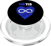 Heart Métis Bandiera Indigenous Métis Pride and Heritage PopSockets PopGrip per MagSafe