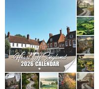 Heart Of England Calendar 2026: Rolling hills and village charm in Britain’s rural soul
