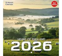 Heart Of England Calendar 2026: Rolling hills and village charm in Britain’s rural soul