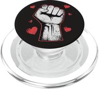 Heart Power Giustizia sociale Amore Galentines Day Donne single PopSockets PopGrip per MagSafe