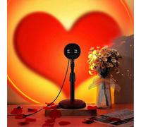 Heart Projector Lights Romantic Decorations Special Night Sunset Heart Projection Lamp USB