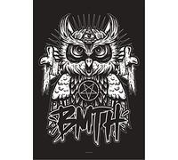 Heart Rock - Bandiera Bring Me The Horizon Owl, Qualità Italiana, Materiali resistenti e Colori Vivaci - Made in italy [100% Poliestere - 110x75 cm]