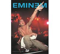 Heart Rock - Bandiera Eminem Live, Qualità Italiana, Materiali resistenti e Colori Vivaci - Made in italy [100% Poliestere - 110x75 cm]