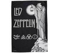 Heart Rock - Bandiera Led Zeppelin Stairway di Qualità Italiana, Materiali resistenti e Colori Vivaci - Made in italy [100% Poliestere - 110x75 cm]