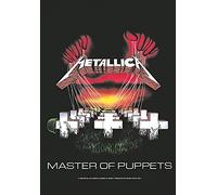 Heart Rock - Bandiera Metallica Master of Puppets, Qualità Italiana, Materiali resistenti e Colori Vivaci - Made in italy [100% Poliestere - 110x75 cm]