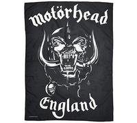 HEART ROCK - Bandiera Motorhead England, Qualità Italiana, Materiali resistenti e Colori Vivaci - Made in italy [100% Poliestere - 110x75 cm]