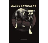 Heart Rock Bandiera Originale Alice in Chains Grin, Tessuto, Multicolore, 110x75x0.1 cm