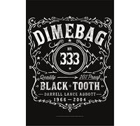 Heart Rock Bandiera Originale Dimebag Darrel Label, Tessuto, Multicolore, 110x75x0.1 cm