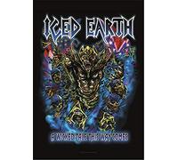 Heart Rock Bandiera Originale Iced Earth A Wicked Tale This Way Comes, Tessuto, Multicolore, 110x75x0.1 cm