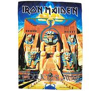 Heart Rock Bandiera Originale Iron Maiden Power Slave, Tessuto, Multicolore, 110x75x0.1 cm