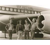 Heart Rock Bandiera Originale LED Zeppelin Airplane, Tessuto, Multicolore, 110x75x0.1 cm
