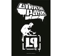 Heart Rock Bandiera Originale Linkin Park Meteora, Tessuto, Multicolore, 110x75x0.1 cm