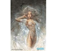 Heart Rock Bandiera Originale Luis Royo 15451, Tessuto, Multicolore, 110x75x0.1 cm