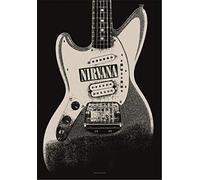 Heart Rock Bandiera Originale Nirvana Jag Stang, Tessuto, Multicolore, 110x75x0.1 cm