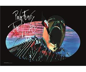 Heart Rock Bandiera Originale Pink Floyd Hammers, Tessuto, Multicolore, 110x75x0.1 cm
