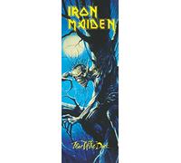Heart Rock Iron Maiden Fear of the Dark Bandiera, 53x150 cm