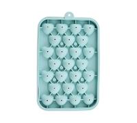 Heart Shape Ice Molds - Silicone Freezer Maker, Flexible Reusable with Easy Release, Cocktail Mold with Whiskey Coffee, Food Grade for Chocolate Candy, Ice Molds for Kitchen Camping