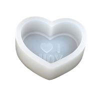 Heart Shape Silicones Molds for Handmade Soap Making Chocolate Candy Baking Cement Gypsum Silicones Molds Handmade Soap Molds