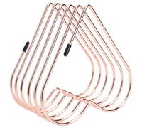 Heart Shaped Book Shelf Desk Organizer Telescopic Storage Rack for Office Study Decoration Gold Plated Iron 16cm (Rose Gold)