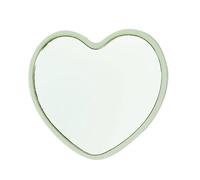 Heart Shaped Compact Mirror For Purse, Double-Sided Heart Compact Mirror, Compacts Travel Makeup Mirrror Metal Pocket Cosmetic Mirrors For Women Girls Teen Purse Bathroom Bedroom Dresser Showe