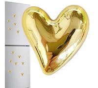 Heart Shaped Fridge Magnets - Cute Decorative Magnetic Stickers, Strong Hold Refrigerator Decor Set for Kitchen Office Whiteboard, Aesthetic Home Magnet Accessories for Apartment Living Room