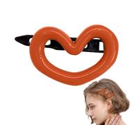 Heart Shaped Hairpin, Girls Hair Pins, Non-Slip Heart Shape Clip, Vivid Appearance Hair Clip, Heart Shape Claw, Cute Claw Accessories for Bath, Cute Accessories for Bath