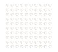 Heart Shaped Paper Clips 100Pcs | Sturdy Iron Material for Extended Use | Decorative Paperclips for Office/School/Home | Present with Transparent Storage Box (Pink Gold)