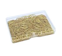 Heart Shaped Paper Clips, Gold Binder Clips Set, Decorative Document Holder Design, 100 Piece Office Organizer Accessory, Cute School Craft Supply Kit, Scrapbooking Invitation Tool