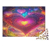 Heart-Shaped Rose Tree in Dreamy Garden Jigsaw Puzzle Impossible 1000 Pezzi Decorazione Per La Casa. Giochi Rilassamento E Intelligence Per Adulti E Bambini Da 12 Anni 70x50cm/1000pcs
