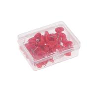 Heart Shaped Thumbtack Clips for Home Use 2 Boxes 100Pcs per Box Red Color