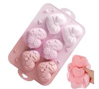 Heart Silicone Mold, Embossed Food-Grade Heart Molds for Chocolate Jelly Soap, Valentine's Day Crafting Mousse Pudding Cheese Cake Baking Dessert Making Kids Adults Gift Projects