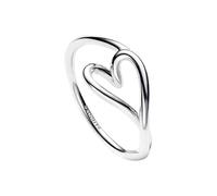 Heart sterling silver ring